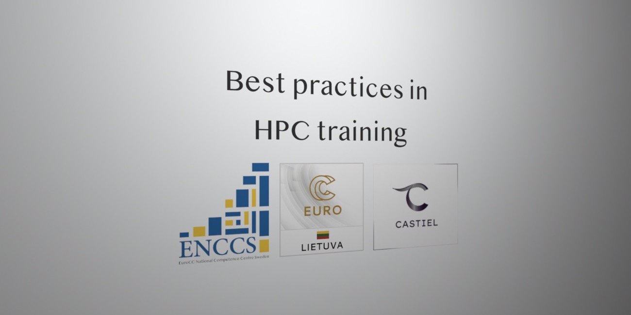 Best practices in HPC training 