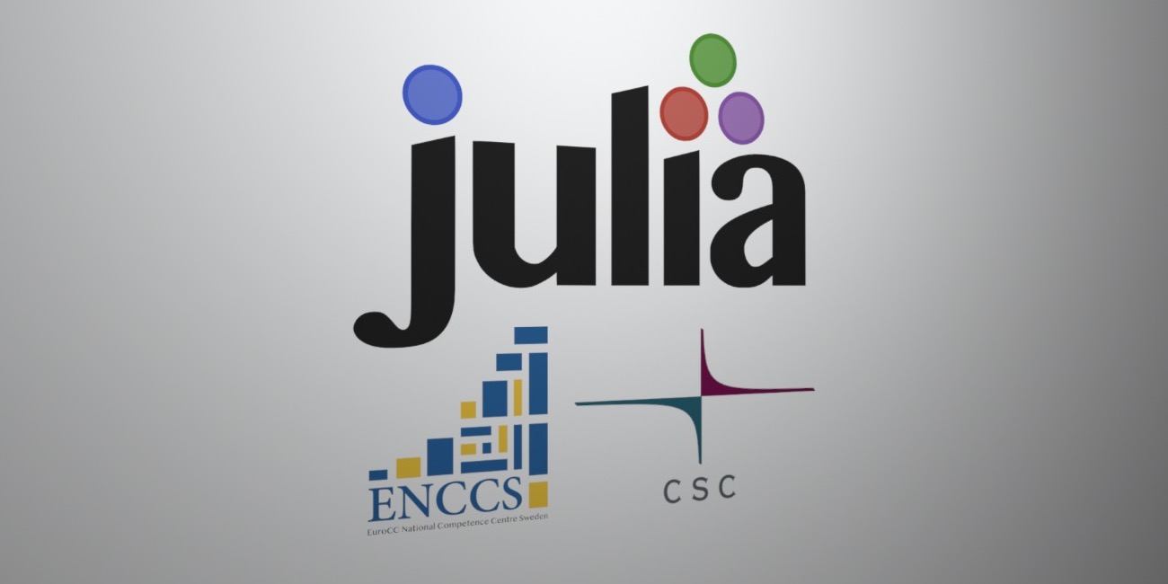 Julia for High-Performance Scientific Computing (NCC Sweden)